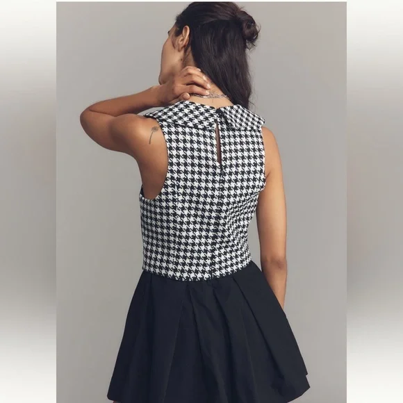 Maeve Sleeveless Collared Twofer Romper - Picture 3 of 3